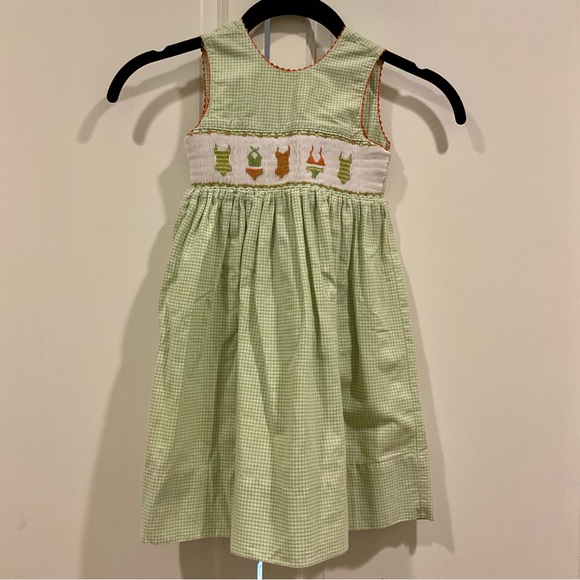 Girls Embroidered Cotton Dress 2T EUC - Picture 2 of 8
